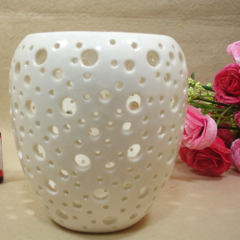 Hot Selling Aroma Porcelain Fragrance Ceramic Essential Wholesale Oil Burner For Tealight Candle