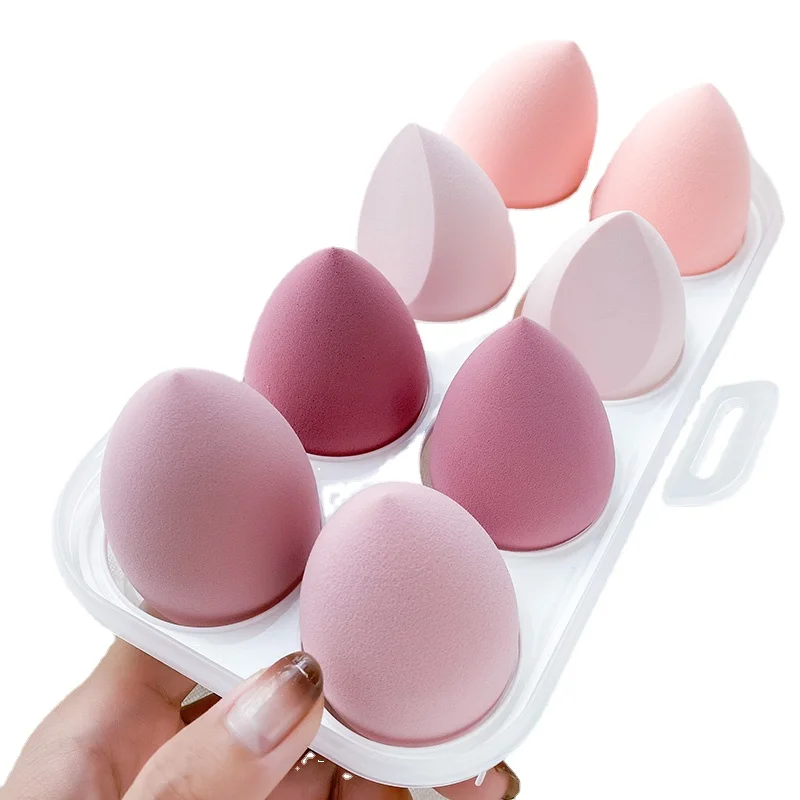 
2020 Wholesale Portable Powder Puff Cosmetic Puff Cleaning Storage Box 