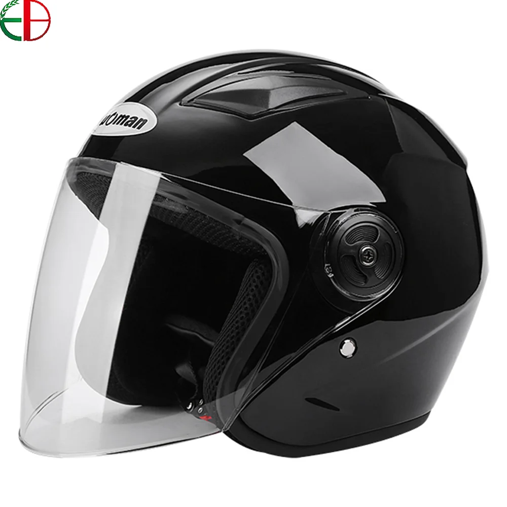 Motorcycle electric bicycle helmet riding half helmet unisex spring and autumn safety helmet