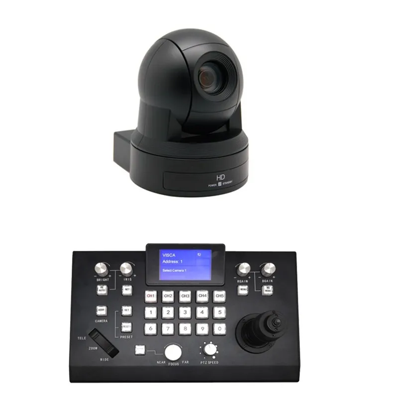 2021 FHD 1080 SDI newest version RS232 ptz dome camera keyboard controller for education long-distance meeting
