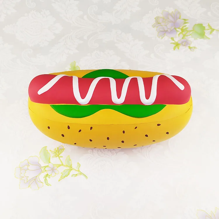 Custom Slow Rising Squeeze Squishy Decompression Giant Hamburger PU Toys