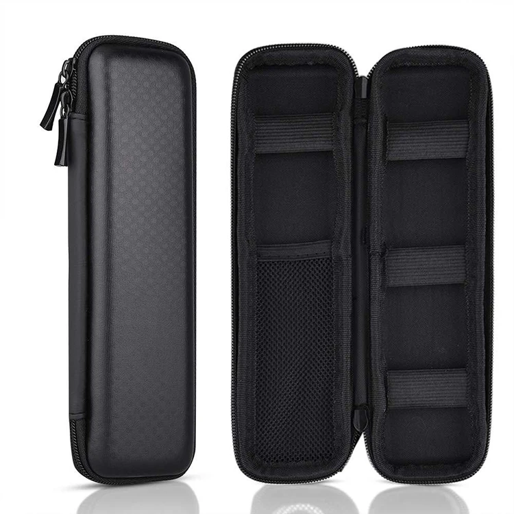 Wholesale multifunction black hard shell EVA box pencil case 2022 for carry touch pen stylus case