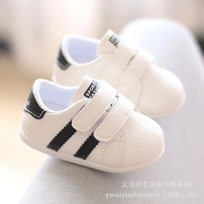 Fashion Toddler Baby Soft Sole Prewalker Sneakers Baby Boys Girls Anti-Slippery Shoes Outdoor Casual Comfortable Sports Shoe