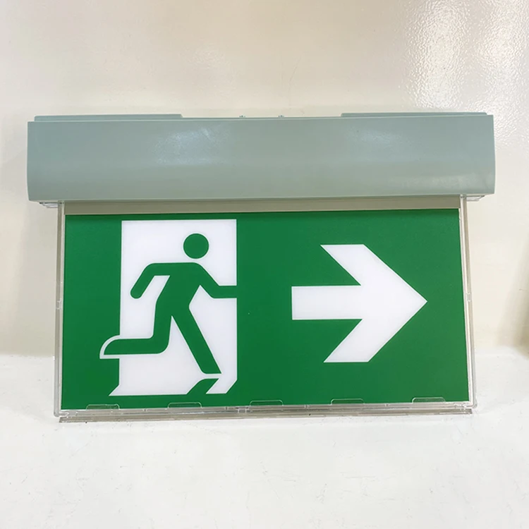 
Dubai Civil Deference Approved China Supplier Certificate CE CB COC ENEC Lithium LFP Safe Safety Emergency Led Escape Exit Sign 
