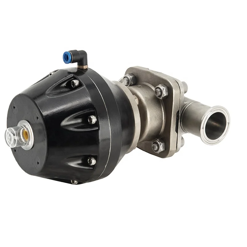 factory price hot sale new arrival whole sale membrane valve, low temperature T-joint tri-clover DN 32 Diaphragm Valve