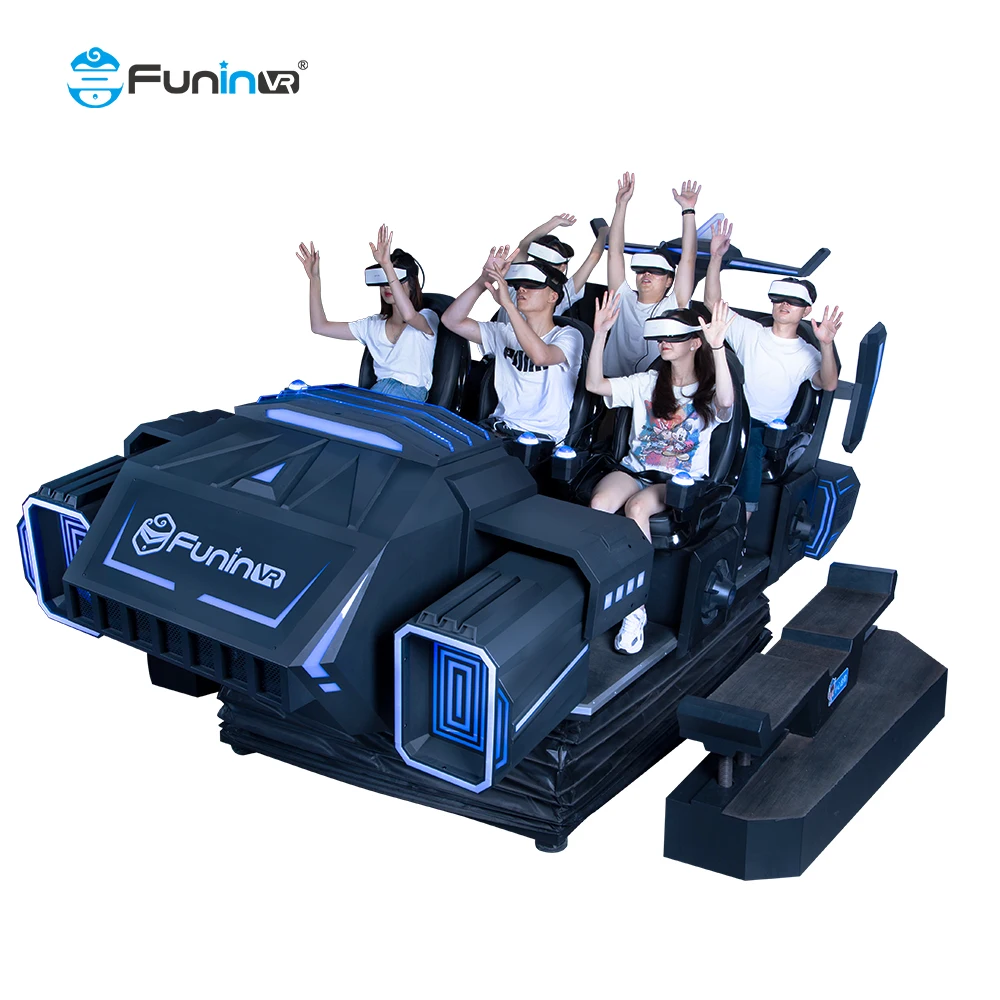 Professional New Technology Virtual Reality 9D Cinema Seats Cinema Simulator Vr Dark Mars Vr 9D Black Unisex Indoor 6 Players