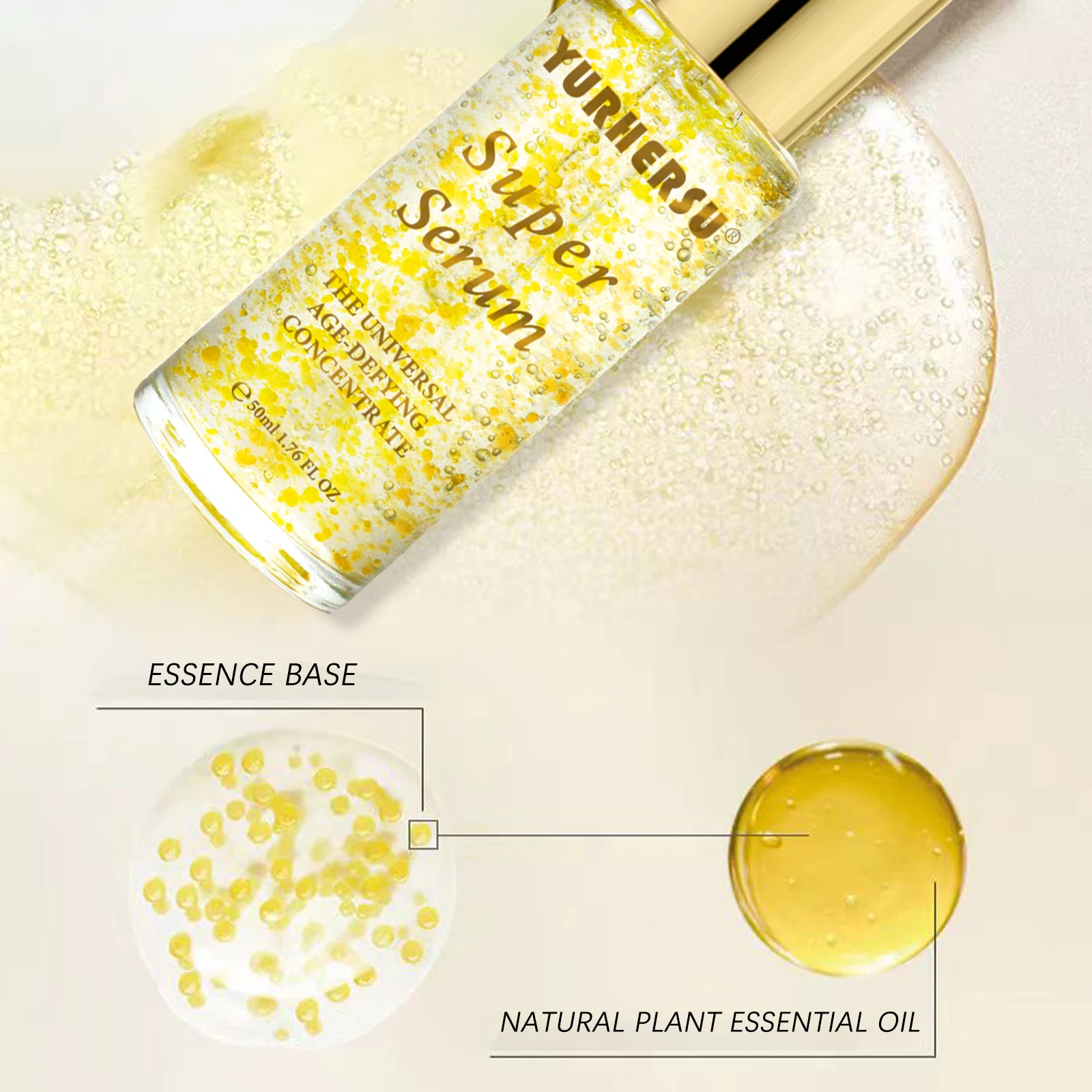 OEM Customization Nature Face Serum Smoothing Vitamin C Face Retinol Serum Anti-wrinkle Super Serum
