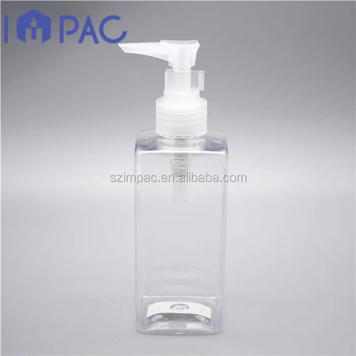 Wholesale plastic hair care bottles packaging with shampoo dispenser