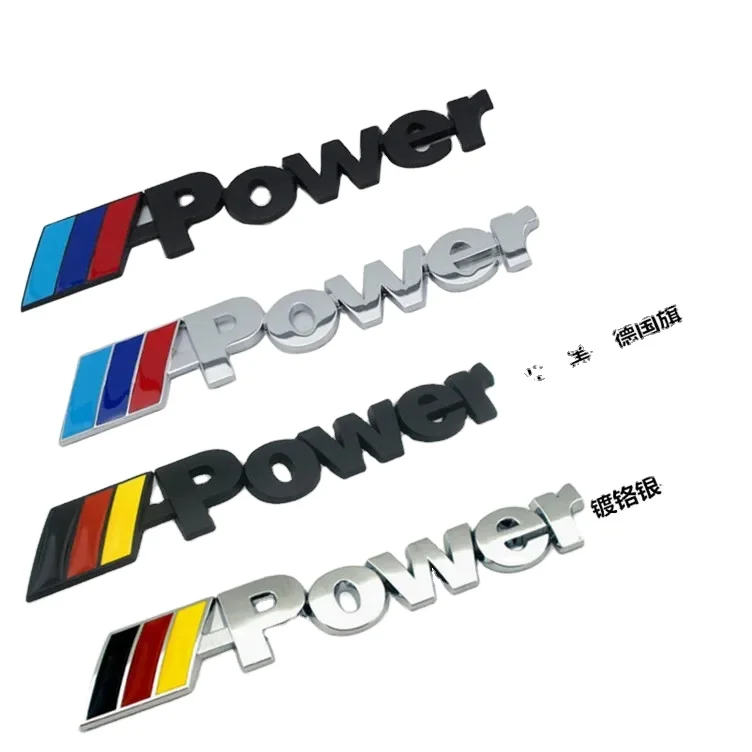 professional custom silver car badge 3d ABS Chrome car logo