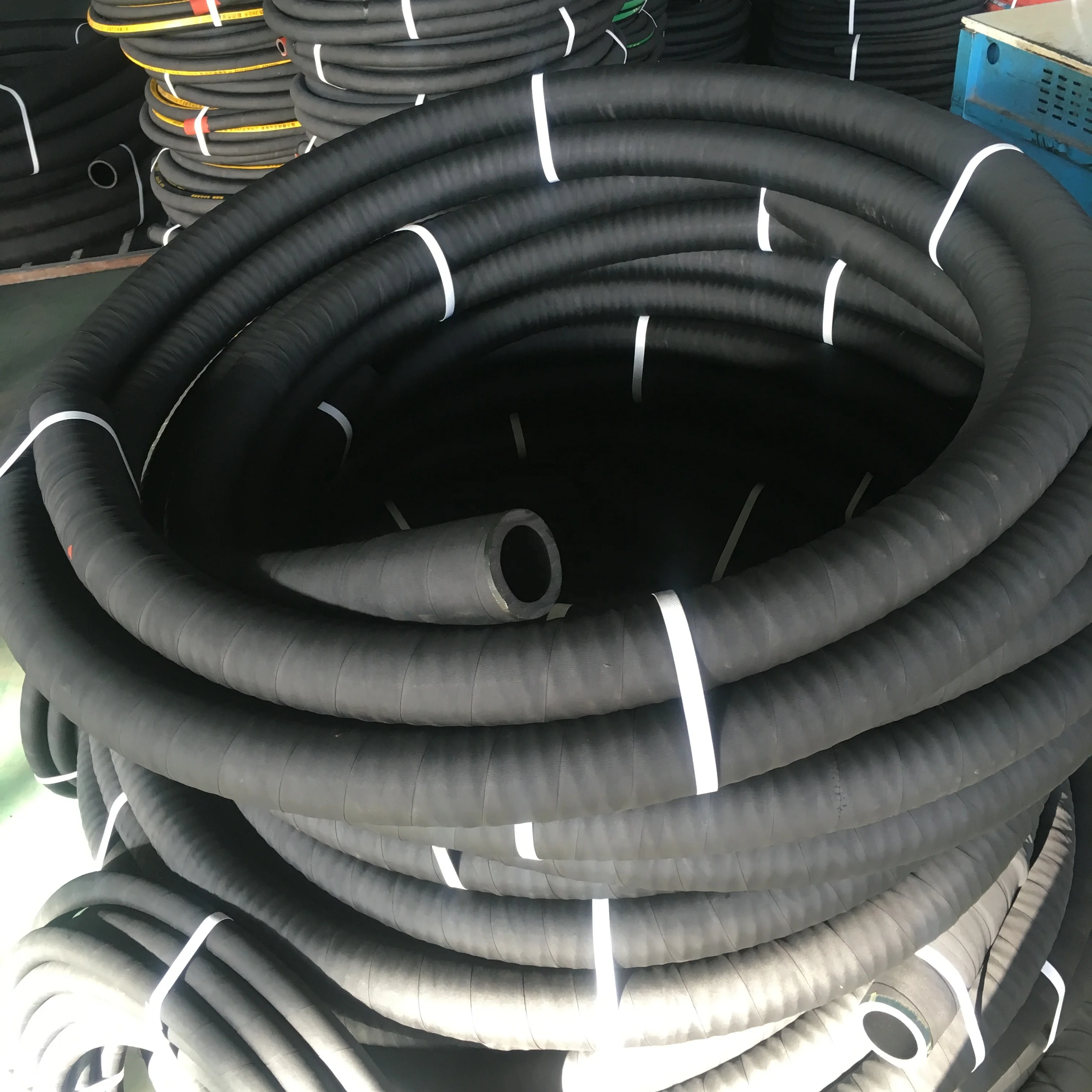 Top Factory Braid 5 Inch Water Suction Hose Water Rubber Hose Marine 4 Inch Suction Pipe Rubber Water Suction Hose