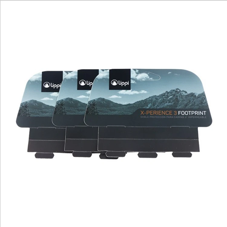 Manufacturer wholesale PVC hanging card color printing PP clothing tag wholesale plastic card