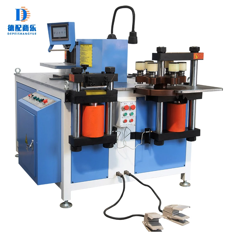 Busbar Processing Machine Bus Bar Bending Cutting Punching Machine DHY 200 Hydraulic Copper 3 in 1 Max Ordinary Marketing Key