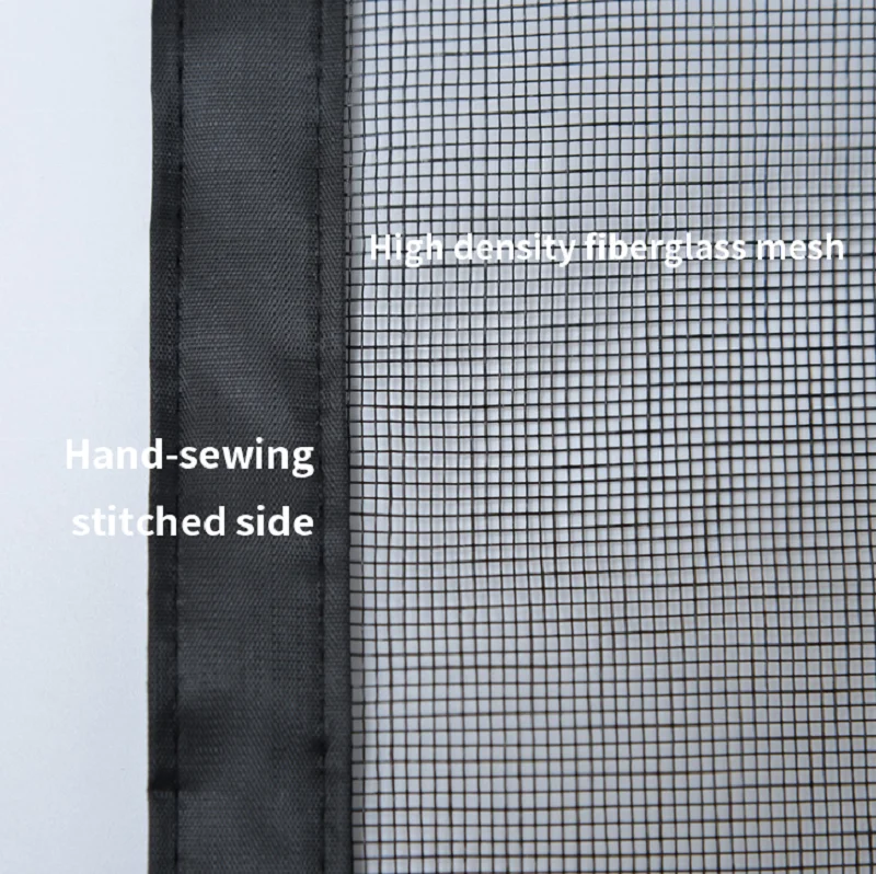 Fiberglass flame retardant mosquito-repellent door curtain summer curtain screen mesh magnetic sand door