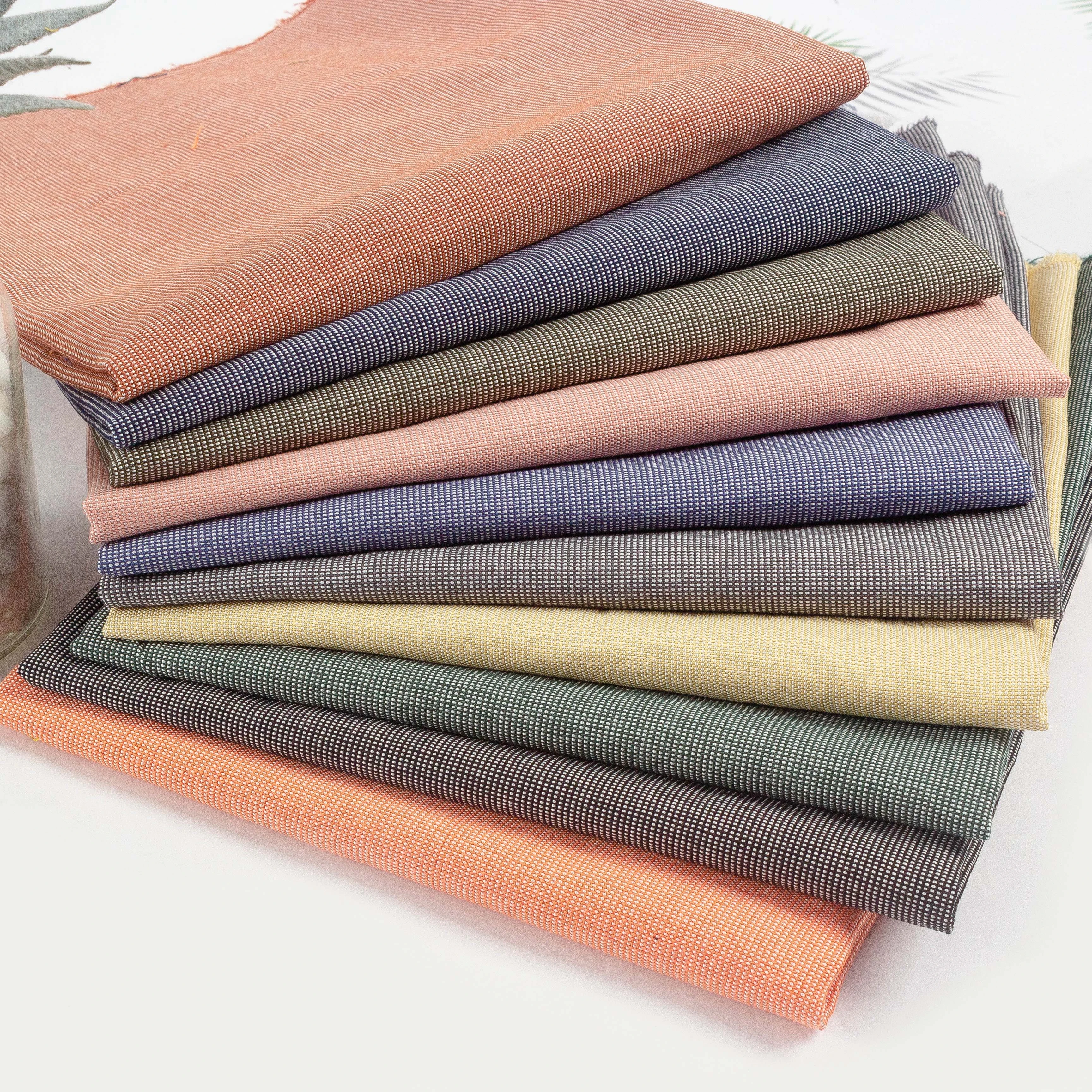 RL High Quality Men Shirt Comfortable Shirts Fabric 24% Polyester 50% Rayon 26% Cotton 24% Cotton sofa striped fabrics