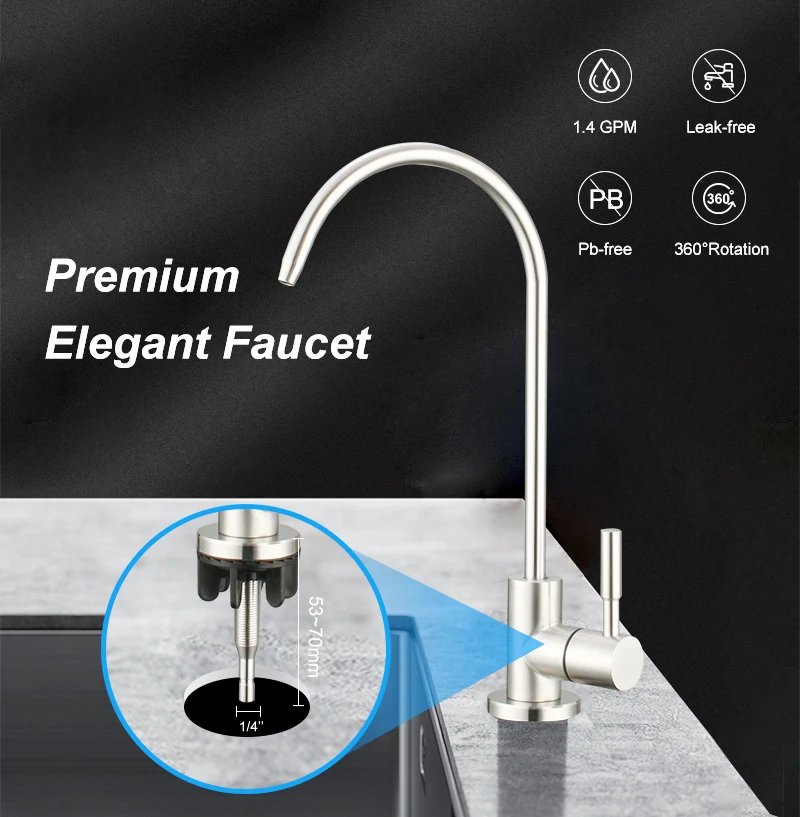 Hot and Cold Cupc Commercial Spring Pull Down Kitchen Sink Faucet Sale Cheap OEM Reverse osmosis faucet