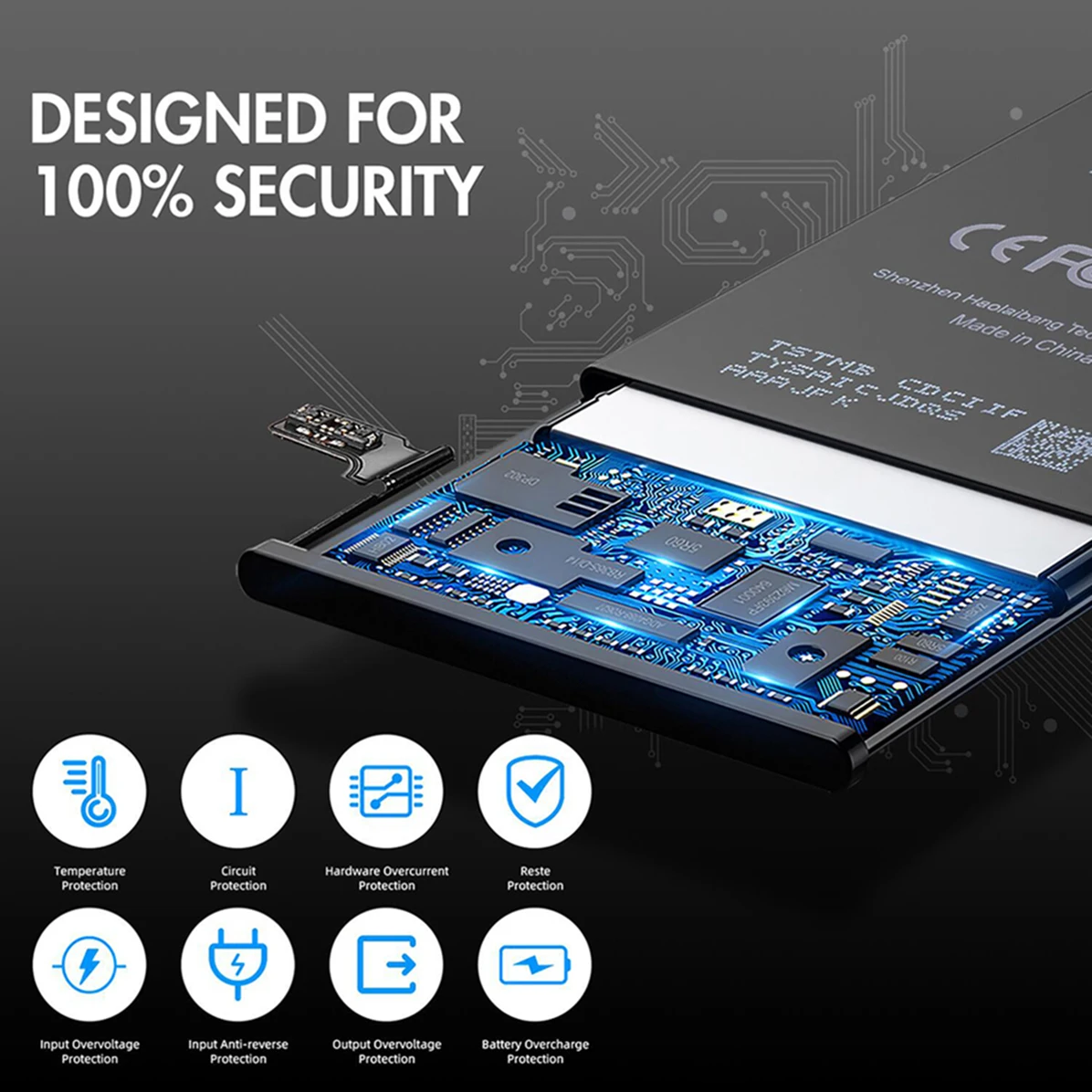 Yeakon X IX 8X запасная аккумуляторная батарея для iPhone 5 5S 5C SE 6 6S 6P 6SP 7 7G 7P 8 8G 8P Plus XS MAX XR 11 12 13 Pro