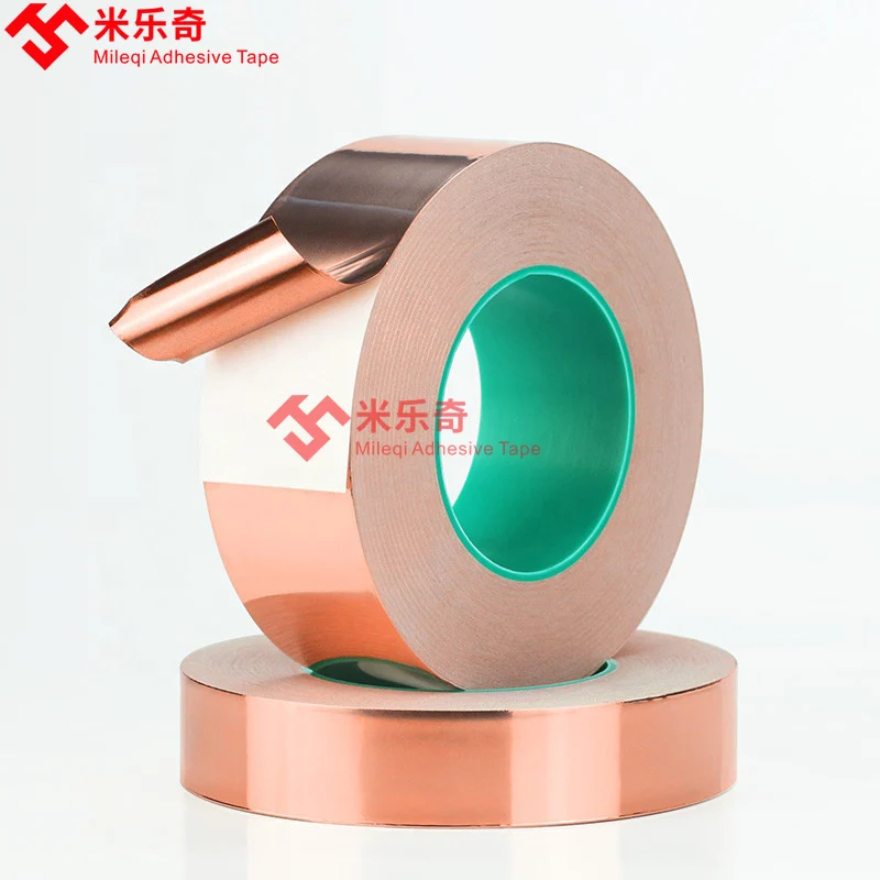 
5mm*50m high temperature resistance self-adhesive die-cut copper tape conductive copper foil tape 