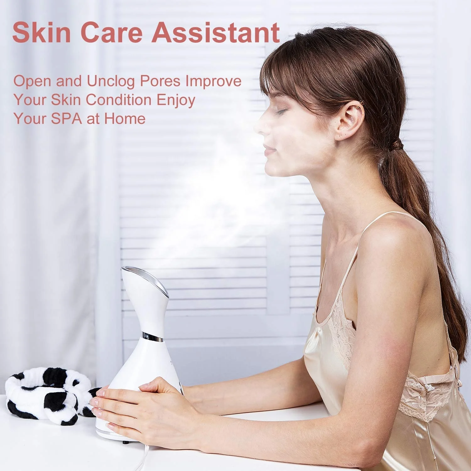 Hot Sale Home Use Spa Hot Spray Steam Face Ion Beauty Instrument Nano Ionic Face Steamer