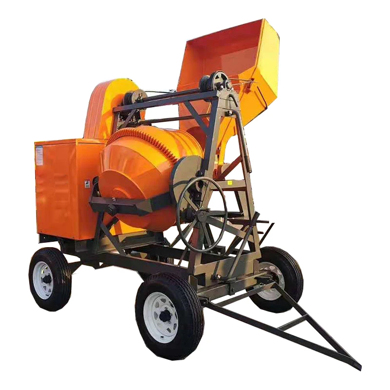 mobile self loading cement mixer 350L500L small concrete mixer price