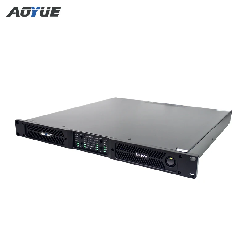 D4-3500 GaN 2 ohm 4 channels 1u class d  3500w power amplifier