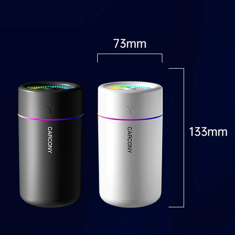 Best Selling 280ml Mini USB Air Humidifier Bottle Portable Colorful Air Humidifier for Bedroom Home Car