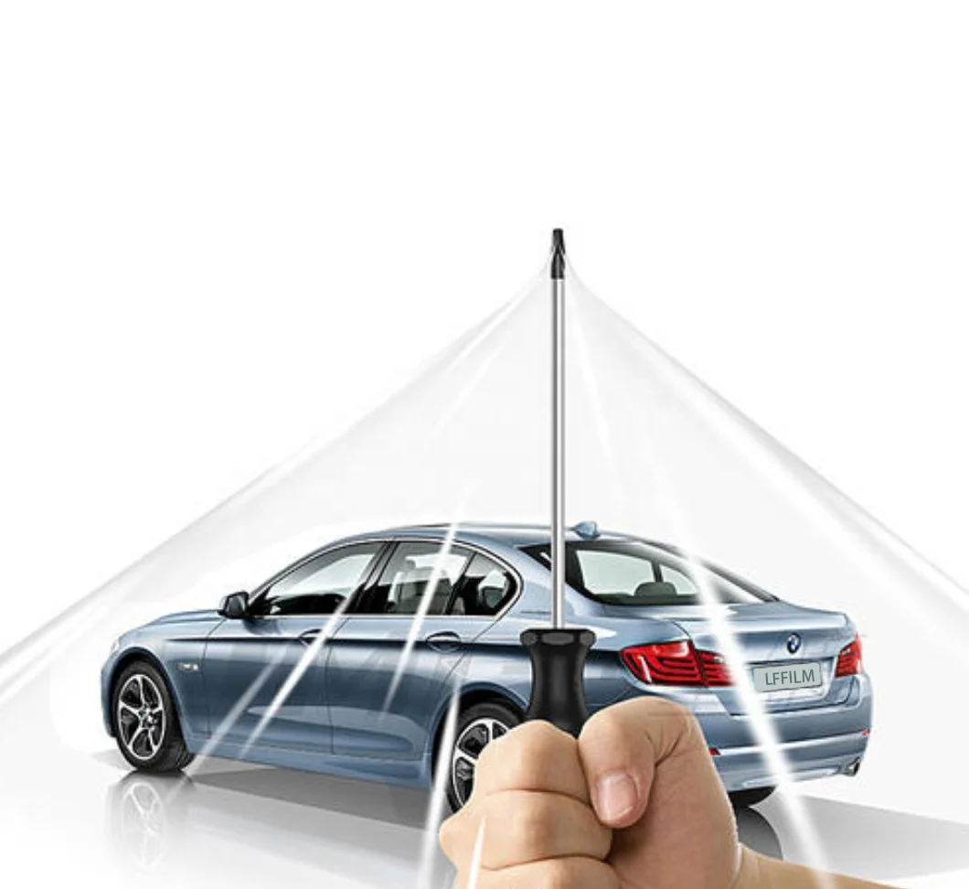 LFFILM paint protection film anti-yellow TPU PPF manufacturers price 6.5~11 mil glossy film TPU PPF for cars