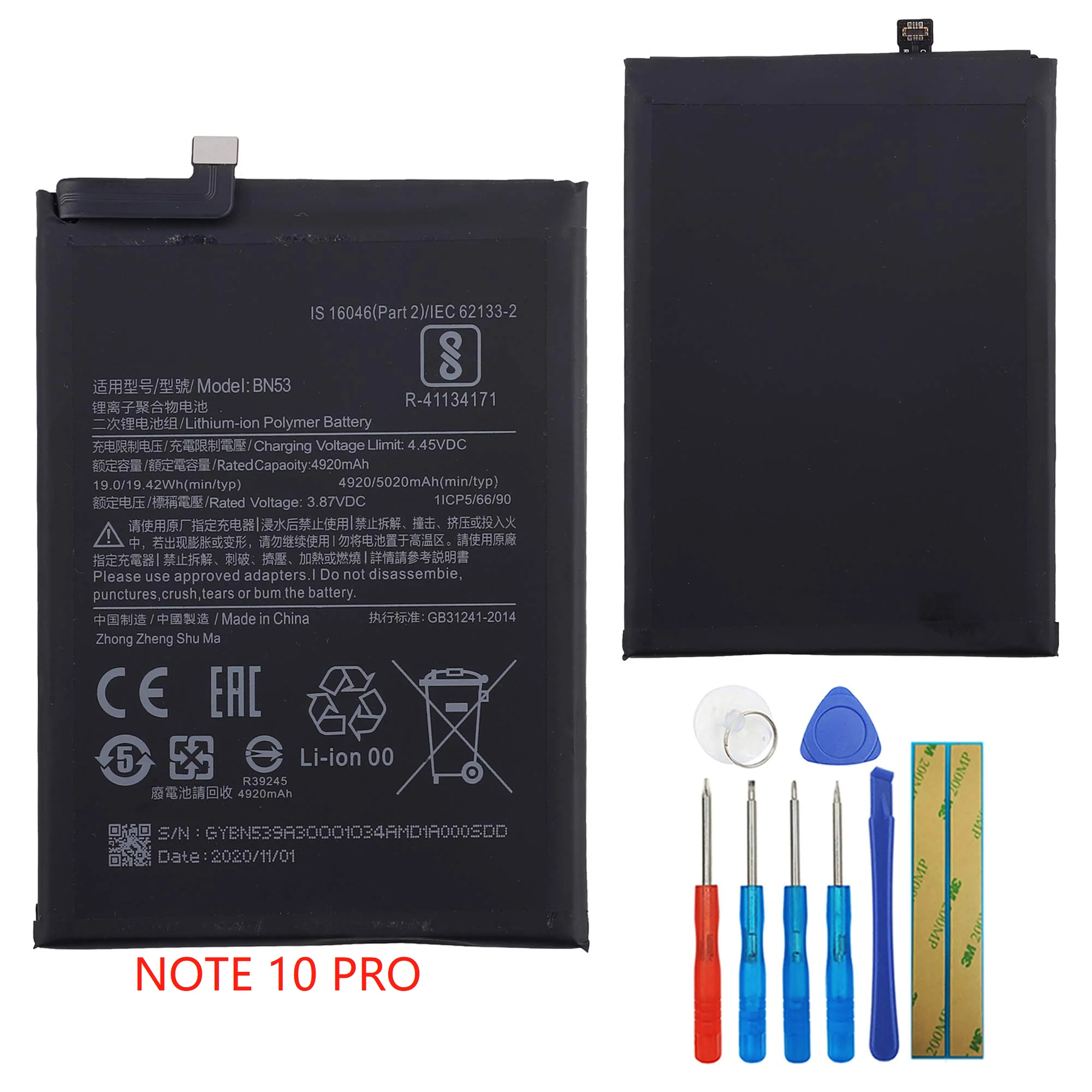 Original Phone Battery For Xiaomi NOTE 10LITE  10 PRO  10 5 3 2  PLAY