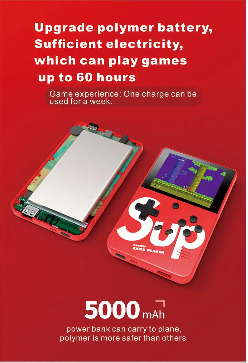 5000 мАч 10000 Power Bank с игровой консолью специальный подарок на день рождения