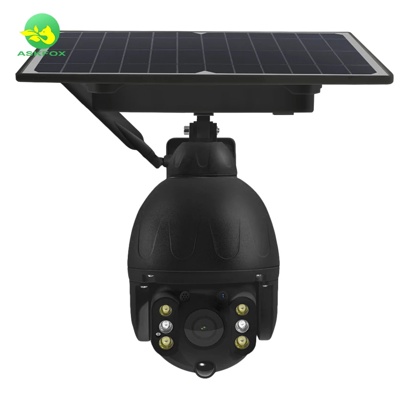 2023 Free energy Wifi 4G Outdoor CCTV Camera Speed Dome IP Solar Panel PTZ Camera HD 1080P PIR Battery Security Solar Camera