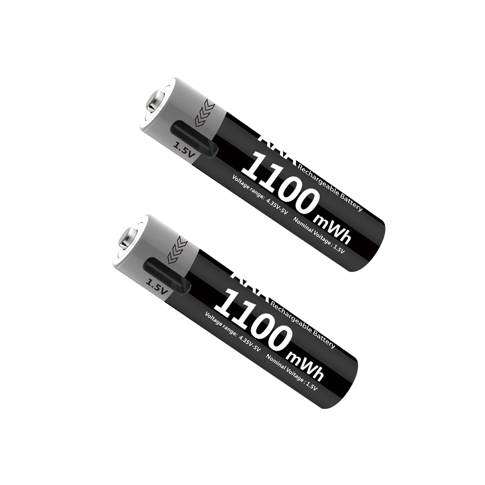 Mobile backup battery for remote control game console AAA 1.5V 1100mWh tpye-c USB rechargeable lithium ion battery
