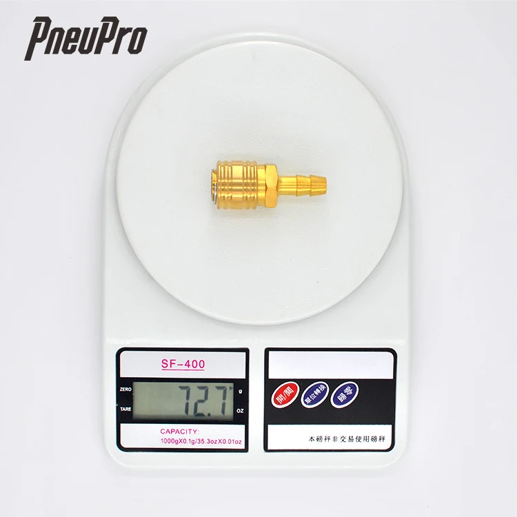 
DN 7.2 Pneumatic Gas fitting tube hose air quick coupling 