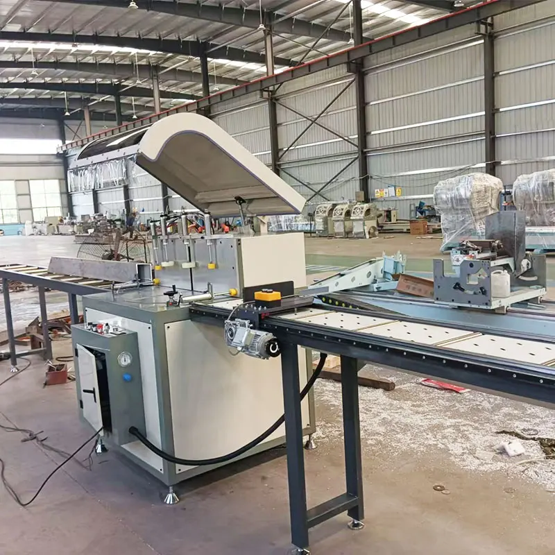 Single Head Automatic Mitre Saw  Arbitrary Angle Cutting Machine PVC UPVC Aluminum Profile Easy Operate Core Motor