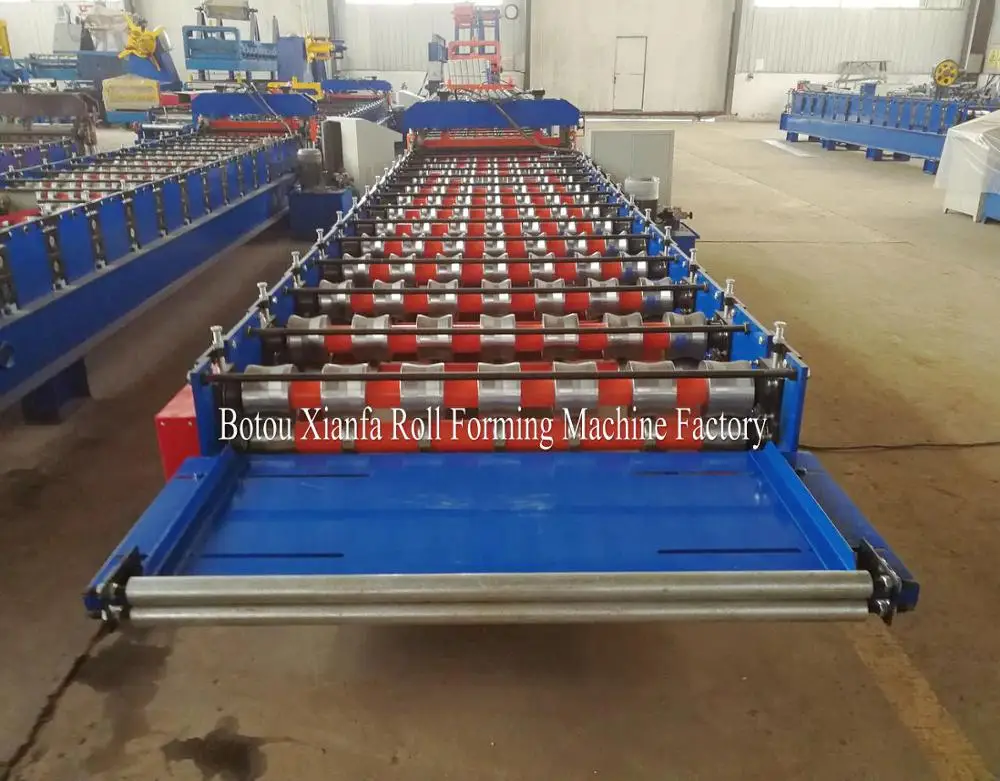 
Metal Trapezoidal Sheet Roof Roll Forming Machine 