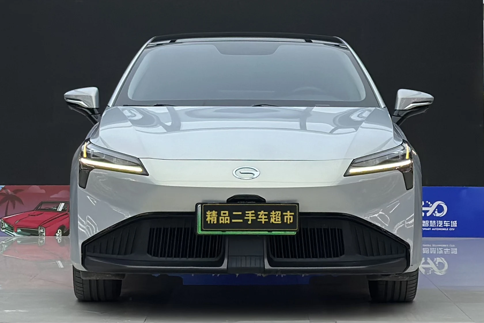 Best Price 2023 Aion S PLUS 510KM Real leather seats wholesale Battery  Pure Electric Vehicle Used Cars Second Hand