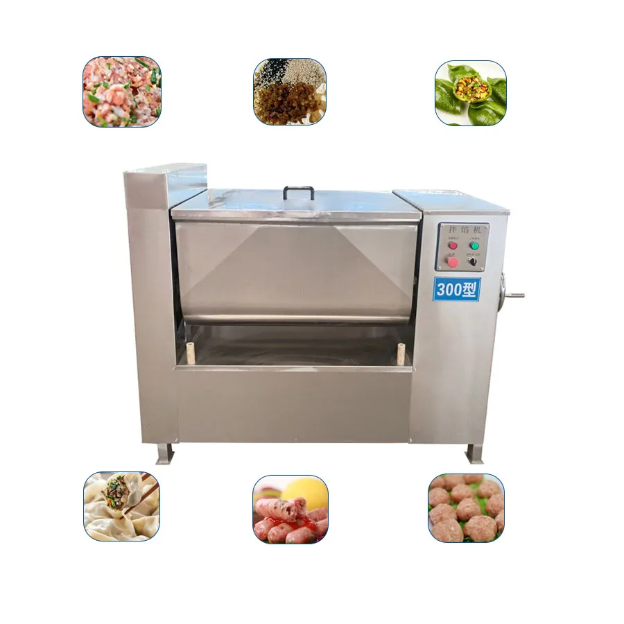 Двухподшипниковая сверхмощная машина для смешивания и наполнения мяса