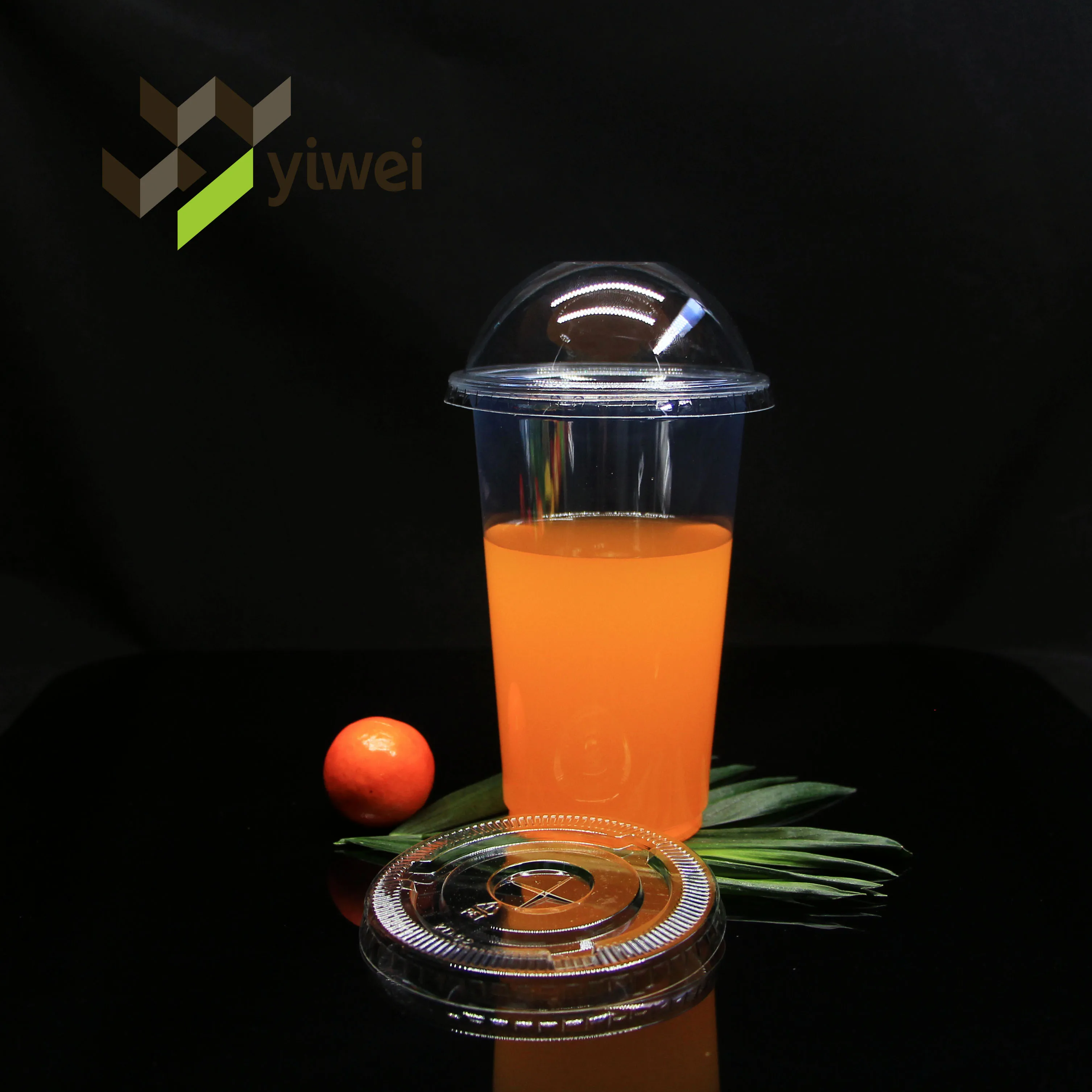 Whole saling 10 12 14 16oz recyclable pet pp plastic cups disposable Coffee Cups with Lids