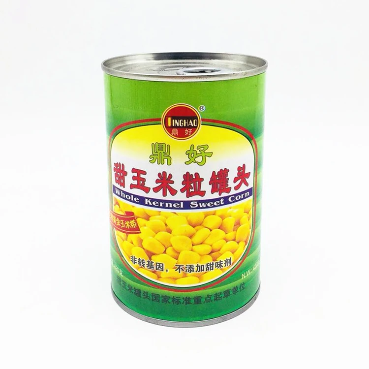 
New 420g crop canned sweet corn vacuum packed in tins sweet corn in can 