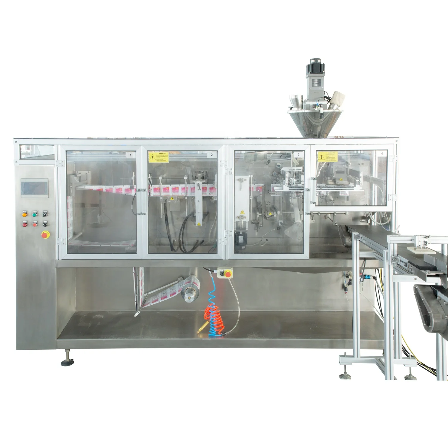 2021 new style gel shampoo sachet pouch flat bag packing machine