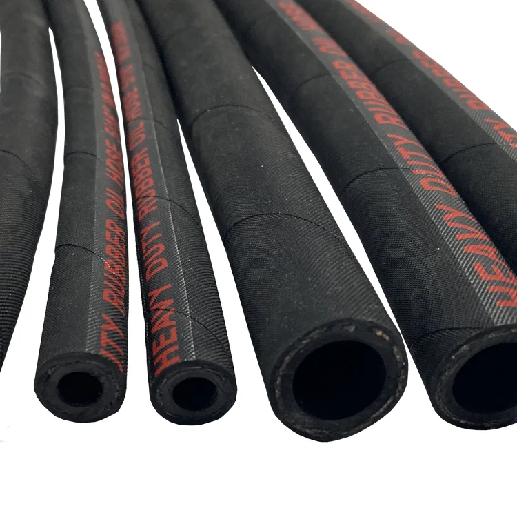 Supply Customized Industrial High Tensile Helix Steel Wire Reinforcement Air Water Oil Hydraulic Rubber Hose