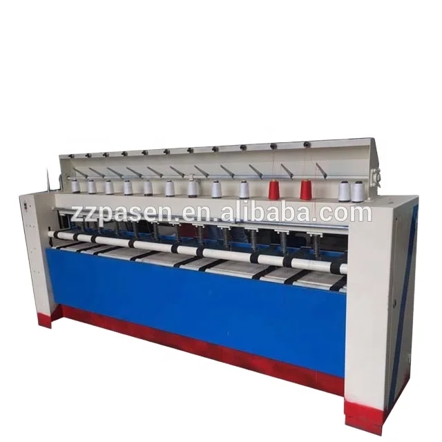 Computerized chain stitch multi needle quilting machine bottoming line linear cotton curtain sewing machine