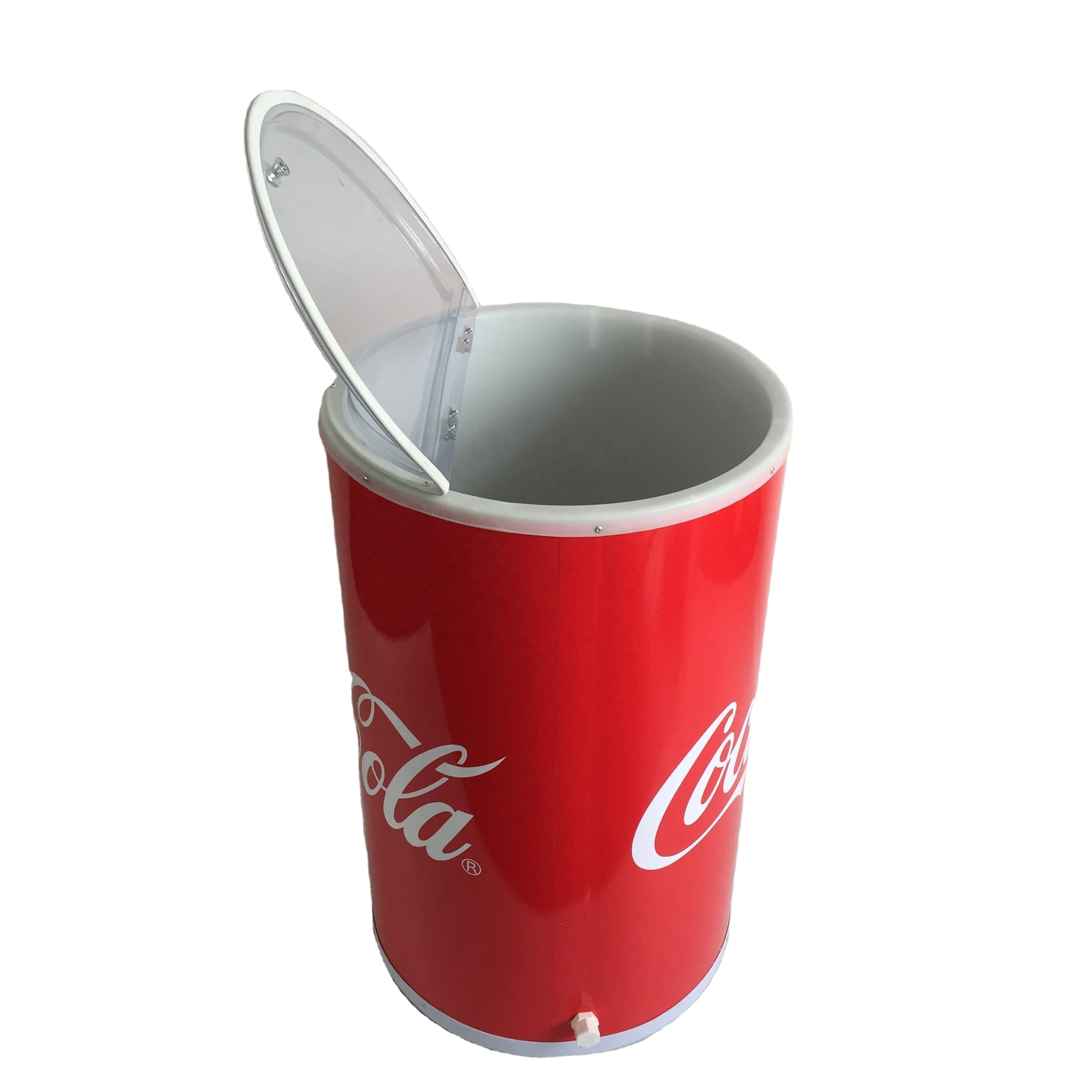 HS Plastic Custom Beer Bucket Ice Cooler Box with Wheel Keep Wine and Beverage Cool bucket keep item cooling chest box