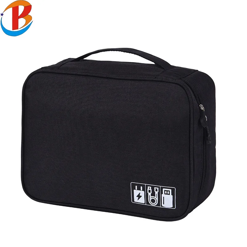 For Travel Cords Organizer Bag Universal Small Electronic Accessories Carrying Bag for Cables Adapter USB Sticks Waterproof