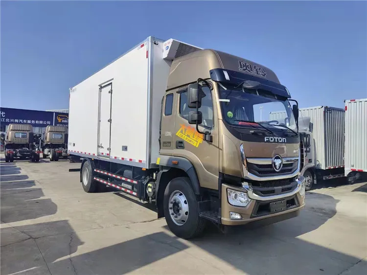 Hot Sale Small Refrigerator Box Truck Freezer Refrigerated Truck For Frozen Food Transport