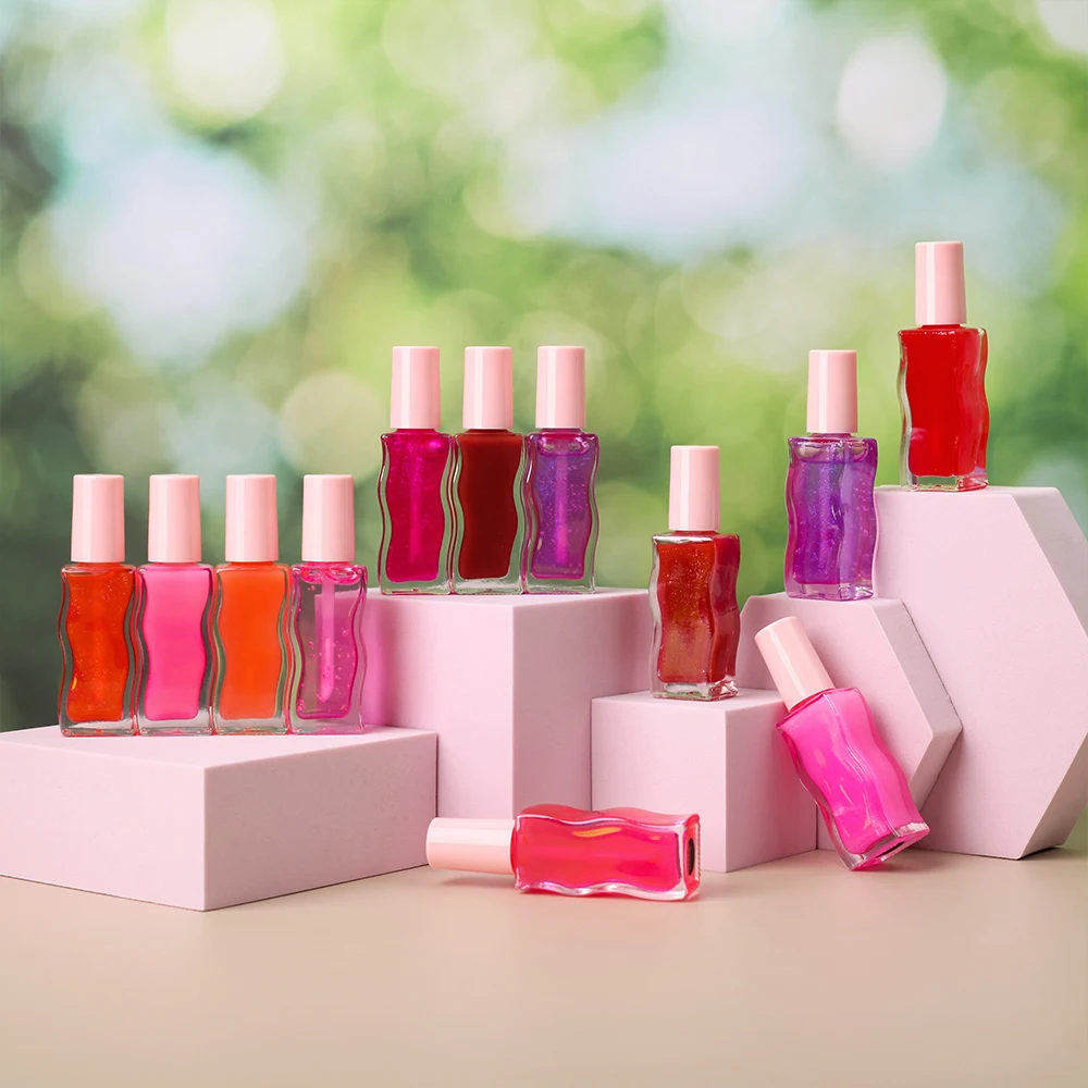 Long Lasting Moisturizing Custom Logo Lip Plumping Lip Oil Wholesale Best Price Glass Bottle Red Lip Plumping Gloss Oil