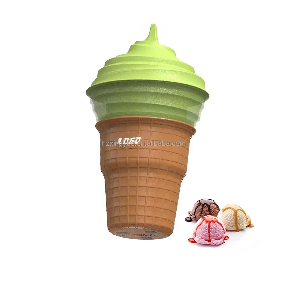 OEM LOGO Portable Mini Ice Cream Maker portable 450ml rechargeable Ice Cream Machine