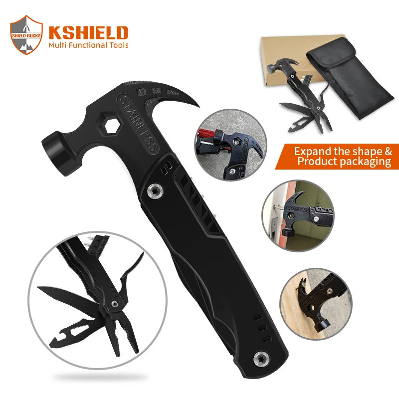 Портативный многофункциональный молоток для кемпинга, доступен для образца