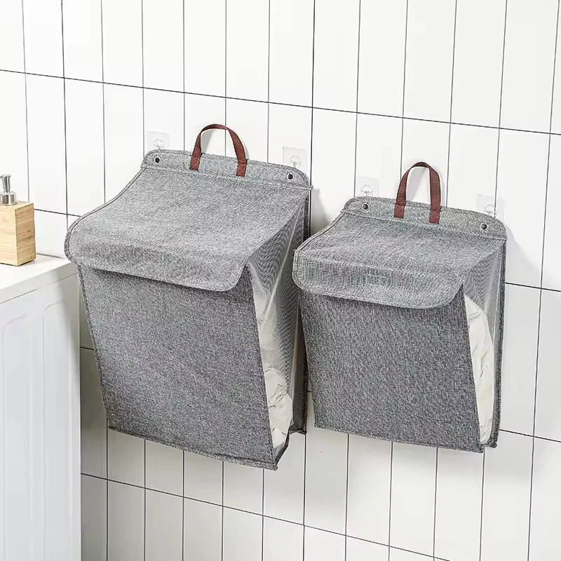 Multi-functional Wall Hanging Laundry Storage Basket Dormitory Collapsible Laundry Baskets for Clothing