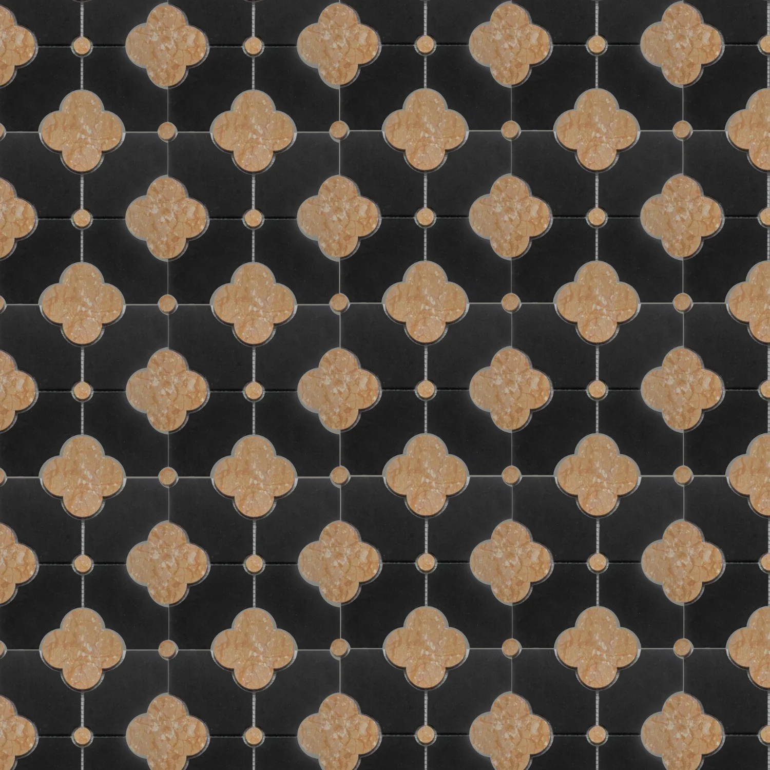 Marble Mosaic Tile Kitchen Modern Interior Wall Tiles Polish Stone Tiles Natural Round Flower White Black and Green Villa 7mm