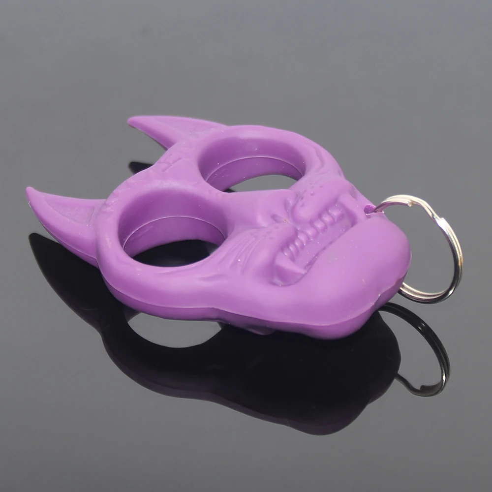 Defense Key Holder Cat Tiger Keyring For Women Fingers Charms Bag Accessory Novelty Strong Hard Plastic Safety Keychain Funny