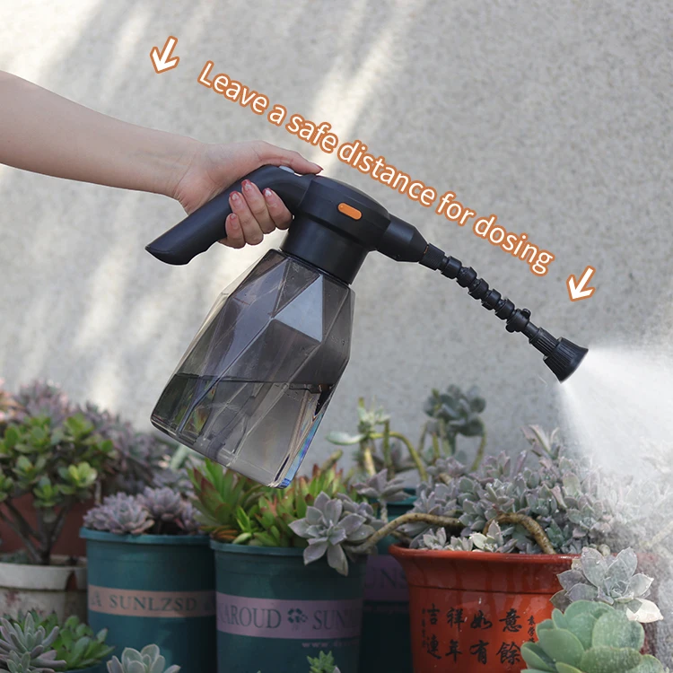 Factory supplying adjustable nozzle hand Tool watering can sprayer for garden pesticide
